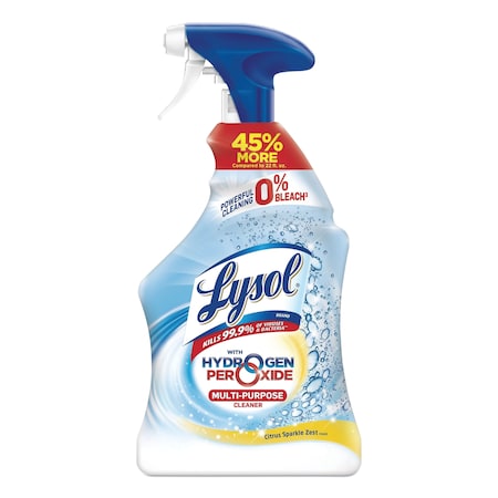 Cleaners & Detergents, 32 Oz Trigger Spray Bottle, Citrus Sparkle Zest, 9 PK